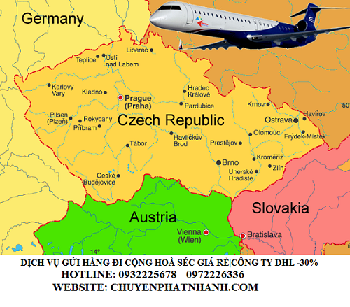Dịch vụ gửi hàng đi Cộng Hoà Séc – Czech | DHL -30%