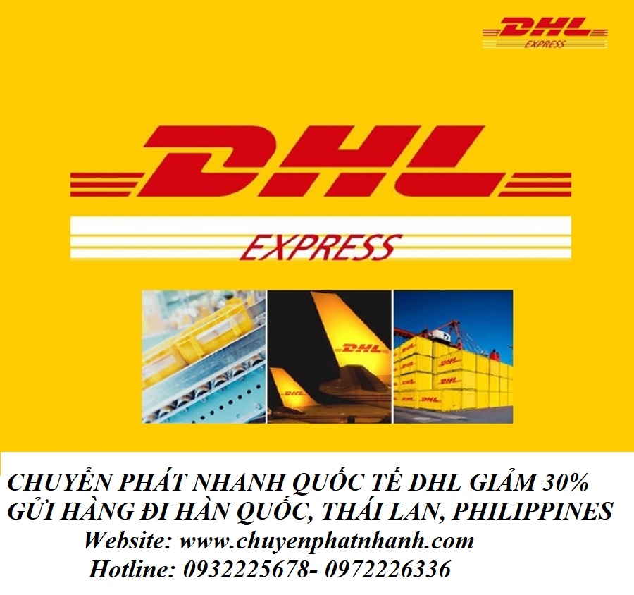 DỊCH VỤ DHL HÀ NỘI: ĐI HÀN QUỐC, THÁI LAN, PHILIPPINES -30%