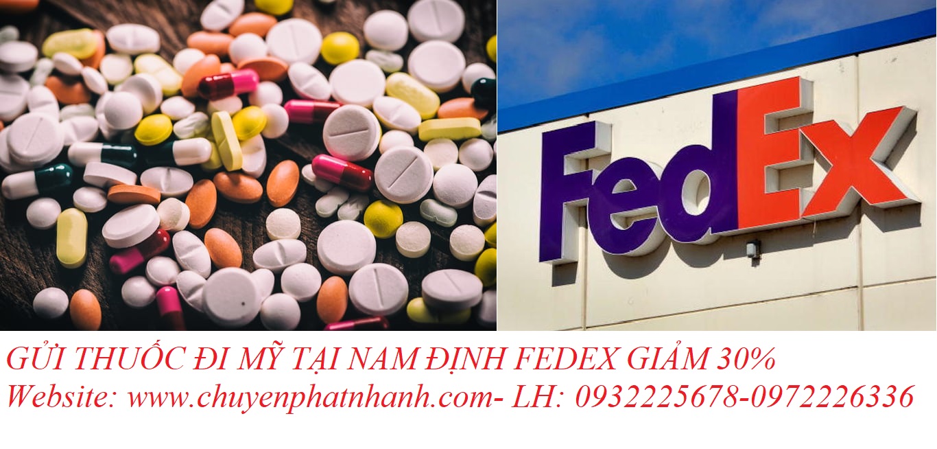 Gửi thuốc đi Mỹ cần thủ tục gì | FEDEX tại Nam Định GIẢM 30%