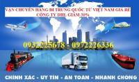 Bảng giá cước vận chuyển hàng đi Trung Quốc từ Việt Nam DHL 2019